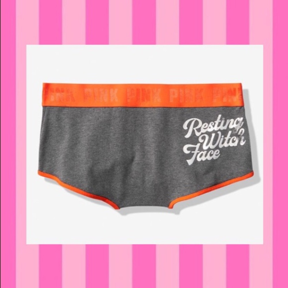 🎃Victoria’s Secret Pink Logo Boyshort
